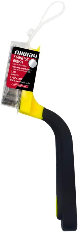 ALLWAY GB Soft-Grip Narrow Nylon Stripper & Grout Brush