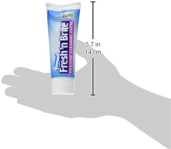 Fresh 'n Brite Denture Cleaning Paste, 3.8 Ounce (Pack of 2)