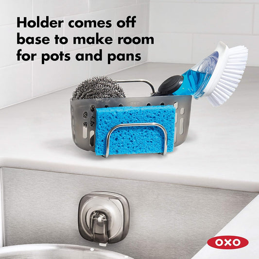 Good Grips Stronghold Suction Sinkware Organizer - Gray, One Size