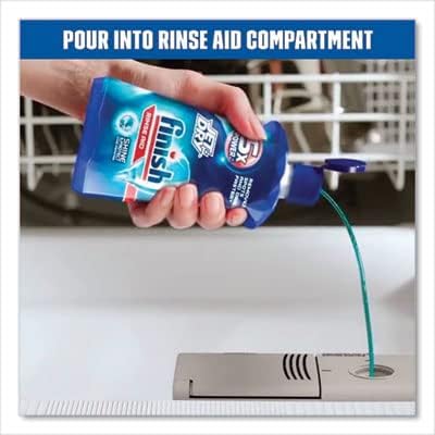 Finish Jet Dry Dishwasher Rinse Aid 16 oz ( Pack of 12)