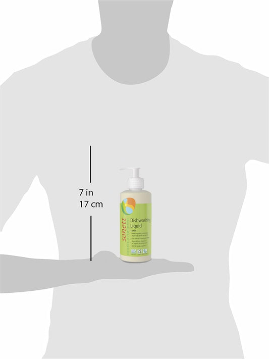 Sonett Organic Dishwashing Liquid Organic 100% Biodegradable Lemon, 34 Fl.Oz (1 Count)