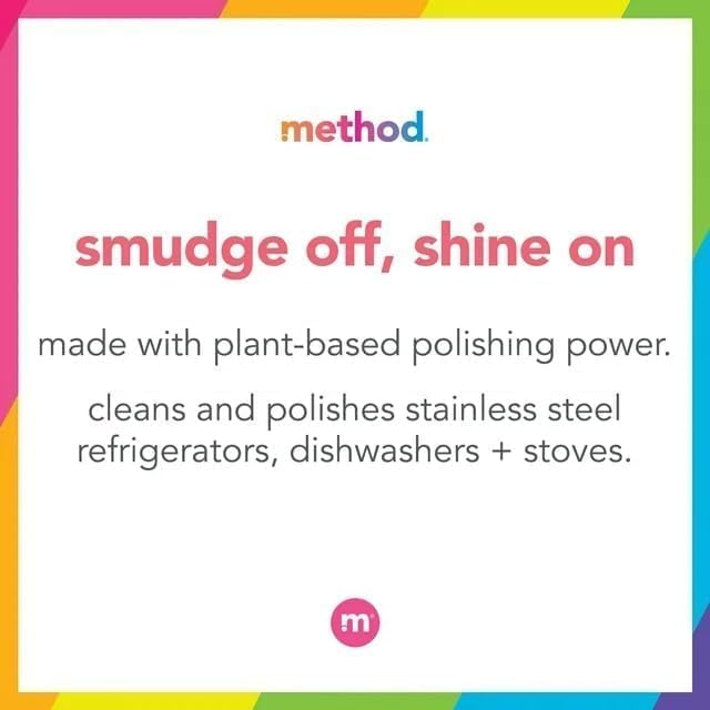 Method Stainless Steel Cleaner, Apple Orchard, 14 OZ (Pack of 1)