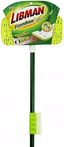 Libman 4005 Freedom Floor Duster with Cleaning Comb, 7" Pad