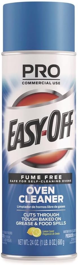 Fume Free Max Oven Cleaner, Foam, Lemon, 24 Oz Aerosol Spray, 6/carton