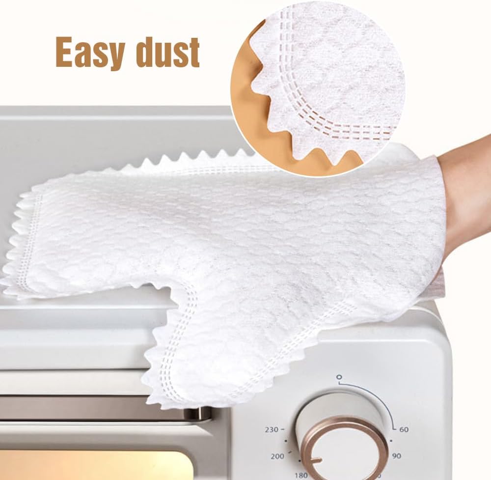 Coloday Multi-purpose Washable Dusting Gloves, 2026 Dual-Sided Pet Hair Cleaning Gloves Reusable Wet Dry Kitchen Mitt