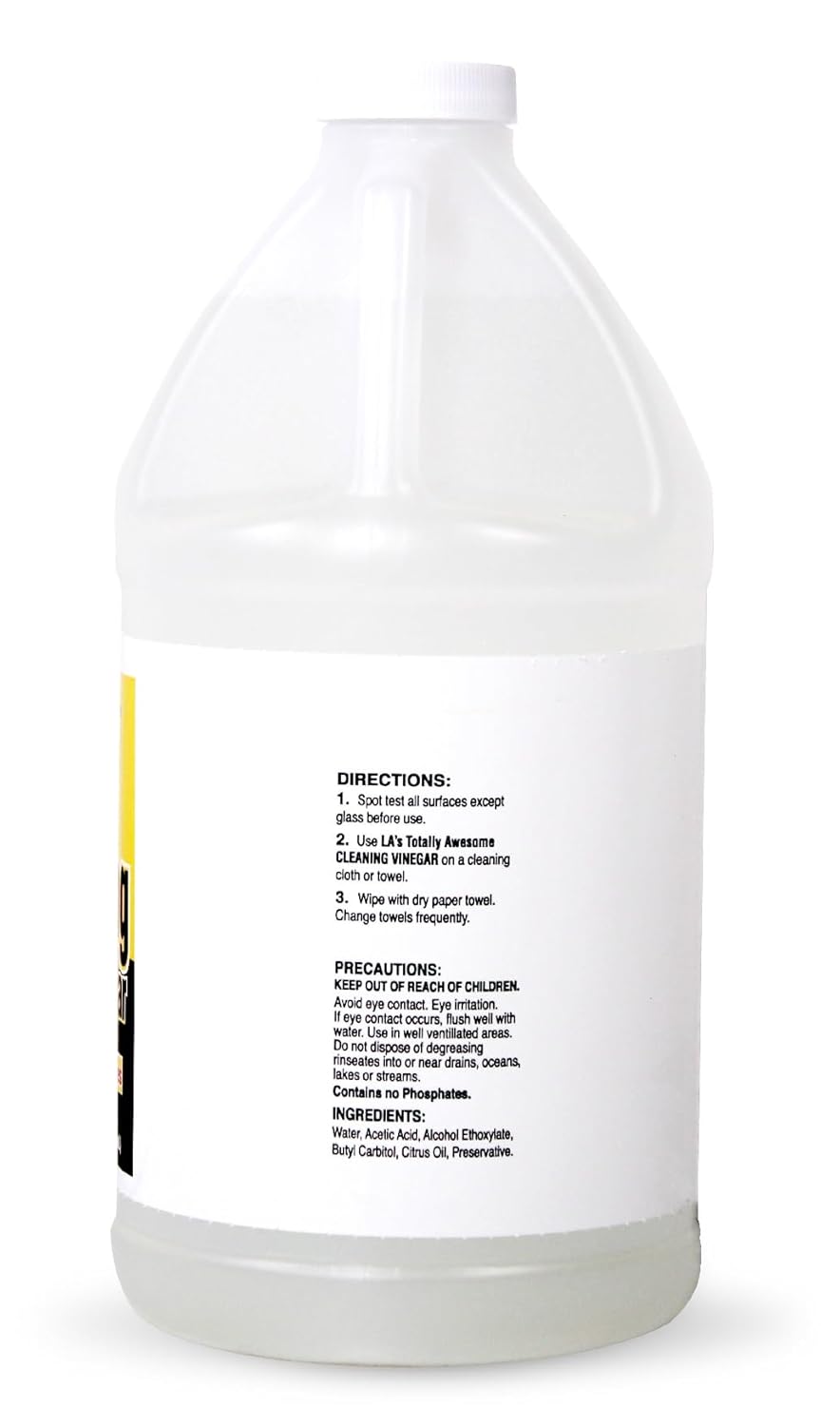 LA's Totally Awesome Streak Free Cleaning Vinegar, 64 oz (2 Pack)