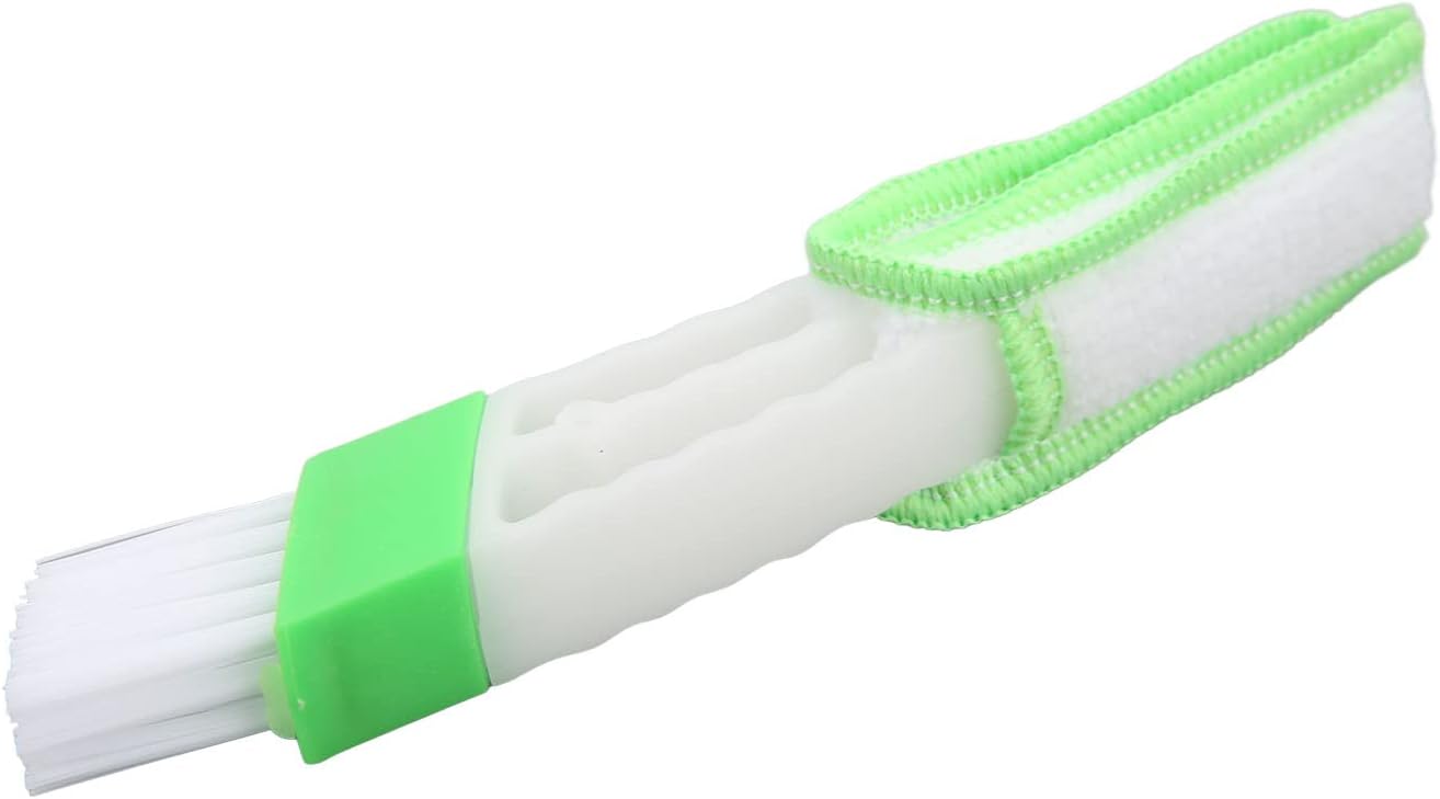AMAKO Car Vent Cleaner Mini Duster: Car Air Vent Cleaner and Brush - Car AC Cleaner Cleaning Cloth Tool for Keyboard Window Leaves Blinds Shutter