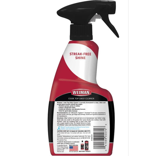 Weiman Glass Cooktop Cleaner - 12 Ounce