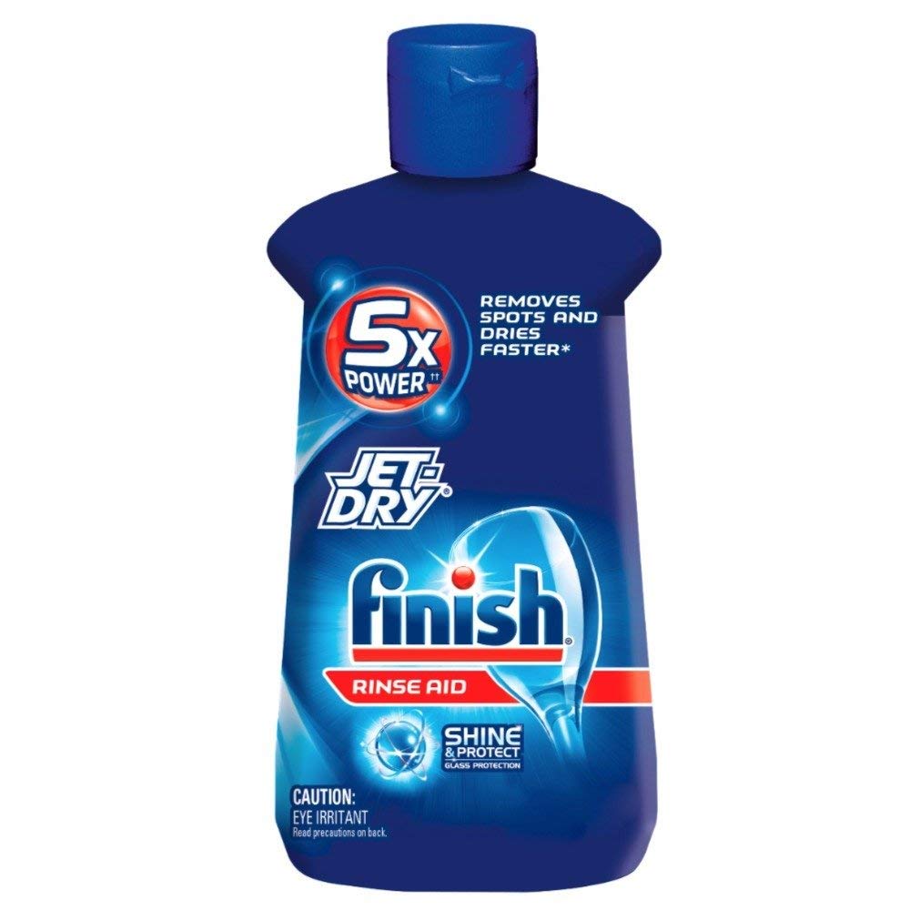Finish Jet-Dry Rinse Aid, Dishwasher Rinse & Drying Agent, 8.45 oz (Pack of 7)