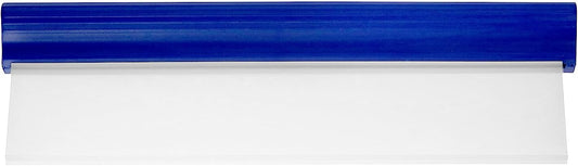 QWORK Car Squeegee, 2 Pack 12 inch Flexible Car Water Scraper Tool Silicone Window Squeegee for Car Or Home Use, Washing & Wiping Glass, Mirror & Shower Doors, Blue
