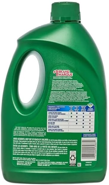 CASCADE Complete Gel Dishwasher Detergent, Fresh Scent, 120 Fl Oz with Cascade Power Dry Dishwasher Rinse Aid, 16 fl oz