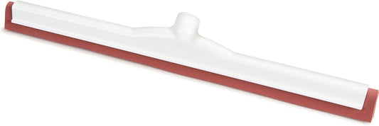 SPARTA Flo-Pac Moss Foam Floor Squeegee Window Squeegee with Plastic Frame for Floor, Bathroom, Kitchen, Concrete, Tile, Garage, Commercial Use, 18 Inches, Red
