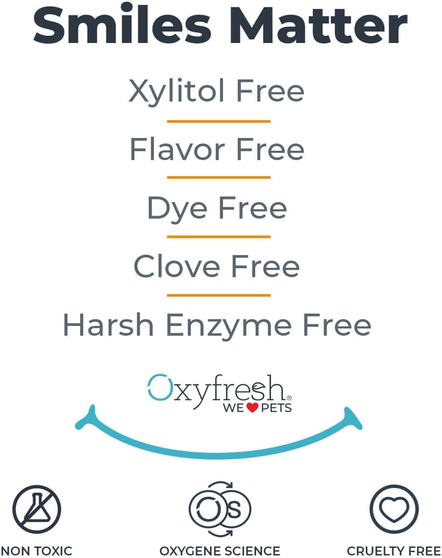 Oxyfresh Professional Cat & Dog Toothpaste, Teeth Cleaning Gel for Plaque, Tartar & Bad Breath, Vet-Approved Pet Dental Care, 4 oz