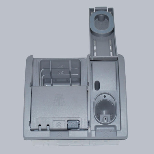Dishwasher Soap & Rinse Aid Dispenser 12008380 - OEM Replacement for Bosch SHE, SHX, SHV Series | Compatible with AP5984937 4581281 PS11724987 | Grey