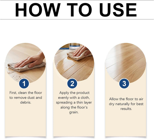 Floor Restore Cleaner and Polish, Revitalizes and Protects Wood, Laminate, Vinyl, Bamboo Floors, Spray
