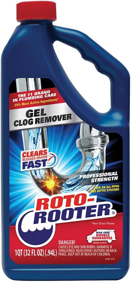 Roto Rooter Gel Clog Remover 32 oz (Pack of 2)