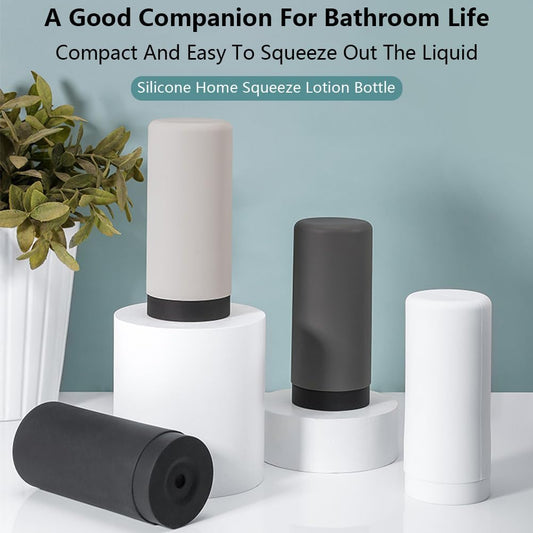 Soap Dispenser Dish Soap Silicone Dispenser Liquid Dish Soap Dispenser Squeeze Bottle Dish Washing Liquid Dispenser Refillable Leakproof Silicone Divided Bottle for Lotion Hand Wash