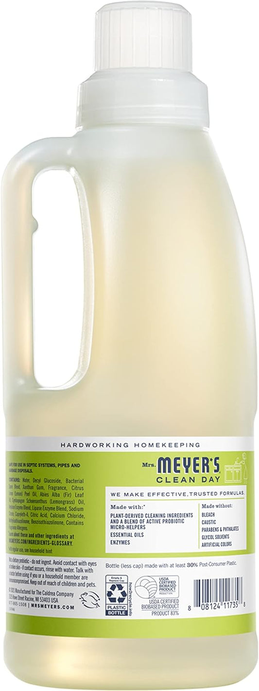 MRS. MEYER'S CLEAN DAY Probiotic Drain Maintenance Liquid, Lavender, Freshens Disposals and Drains, 32 Fl Oz
