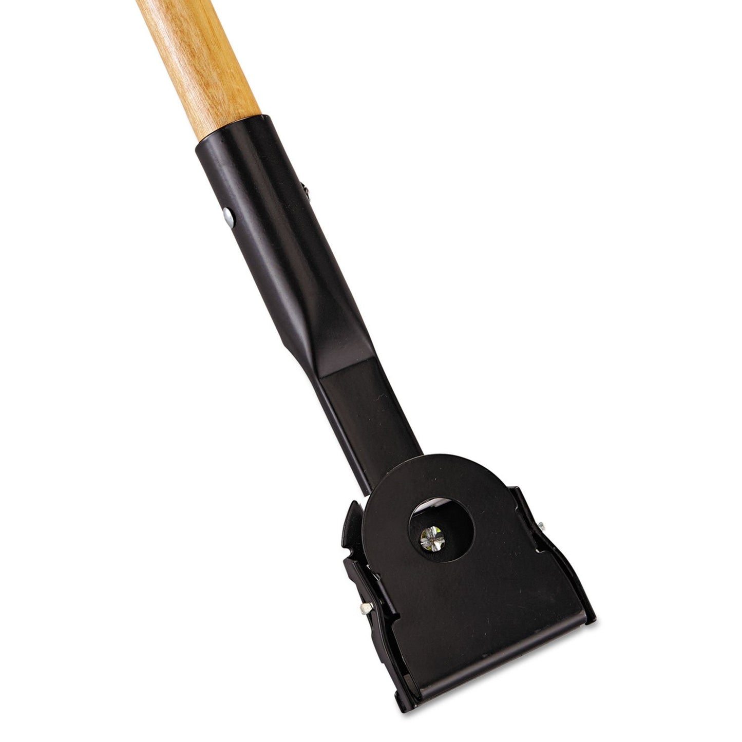 Rubbermaid Commercial Products 60" Snap-On Wood Dust Mop Handle, Natural, for Janitorial/Professional Use