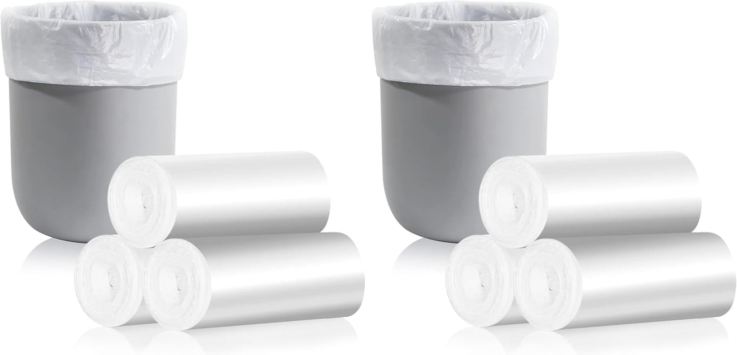 CHARMOUNT 4 Gallon Trash Bag - Unscented 4 Gallon Garbage Bags for Bathroom, Kitchen, Bedroom, 105 Count (15 Liter) …
