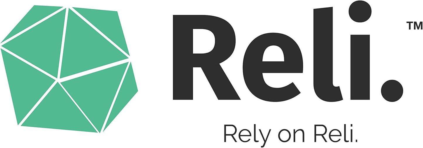 Reli. Compostable 16-25 Gallon Trash Bags | 100 Count Bulk | ASTM D6400 | Green | Eco-Friendly | For Compost