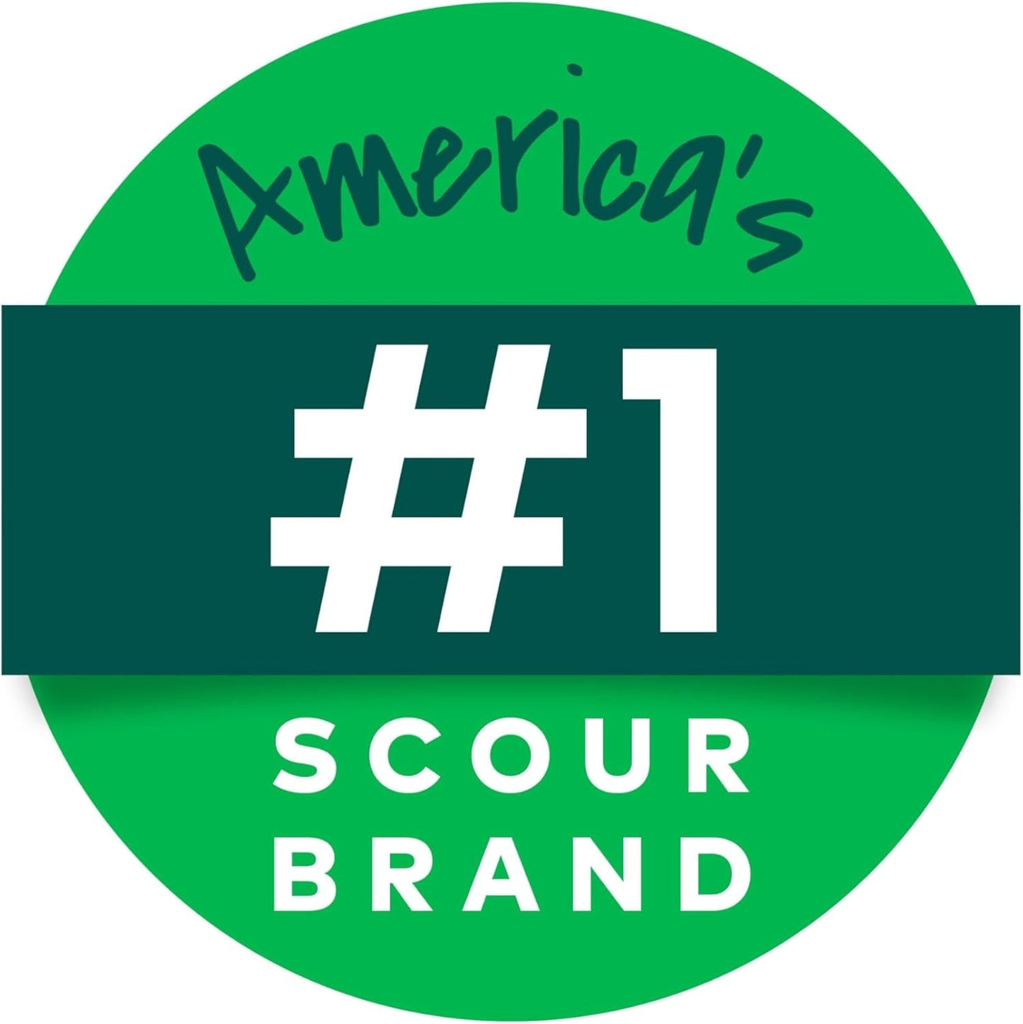 Scotch-Brite Non-Scratch Plastic Scrubbing Pads, Cleans Dishes Without Scratching, 3 Scrubbing Pads