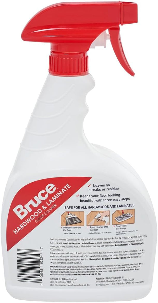 Bruce Hardwood & Laminate Floor Cleanr - 64oz Refill - 2 Pack