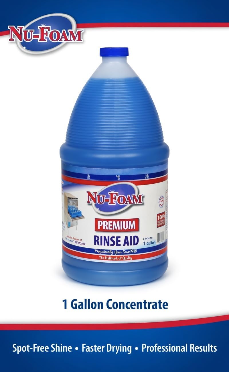 Nu-Foam Premium Rinse Aid - 1 Gallon