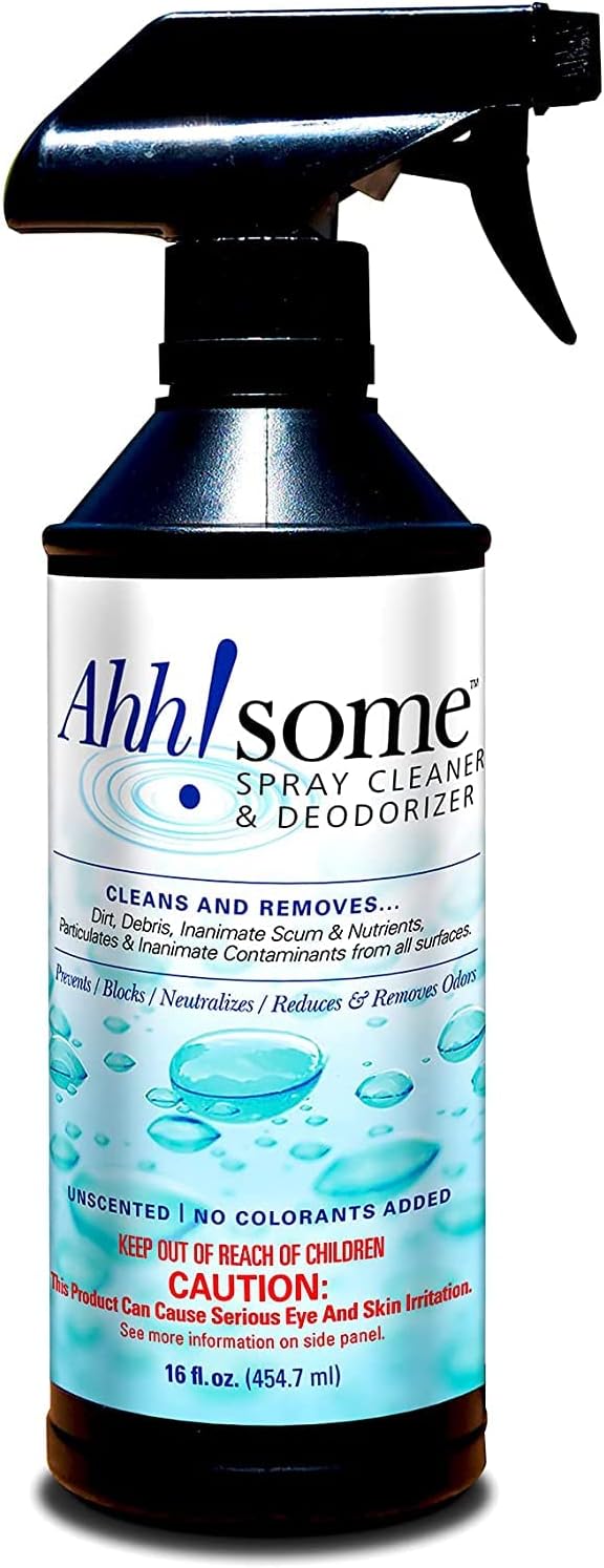 Ahh-Some Hot Tub & Spa Shell Cleaner | Removes Gunk and Grime from Hot Tub Cover, Shell, Surface | Hot Tub Maintenance & Cleaning Chemicals | Foam Free Spray Cleaner 16 oz