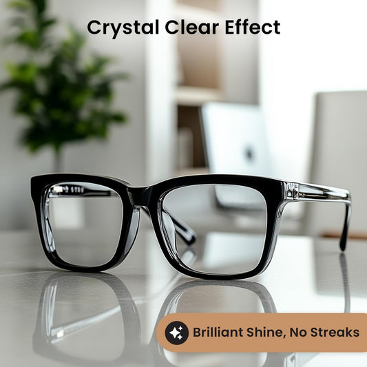 EVEO Glasses Cleaner Spray - Eyeglass Cleaner Lens Cleaner No Streaks Technology & Microfiber Cleaning Cloth - Glasses Cleaning Kit, Eye Glass Cleaners Spray - Screen & Eye Glasses Kit - 2 Pack