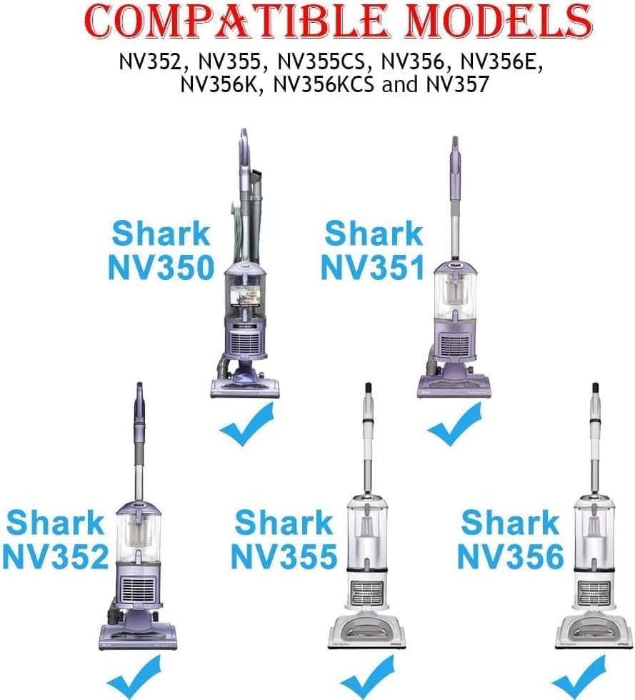 Upgraded Vacuum brush Attachment tool Compatible with Shark Navigator Lift-Away NV350 NV351 NV352 NV356E NV360 NV361 NV500 NV501 NV502 Series 2-in-1 Gap Tool Brush Removable Brush Replacement Parts