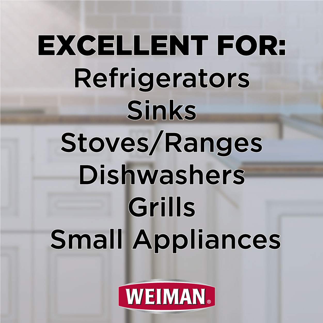 Weiman Stainless Steel Cleaner & Polish, 12 Fl Oz (Pack of 6)
