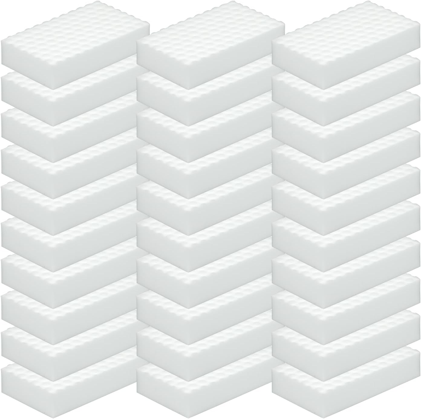 10Pcs Melamine Foam Sponge, 2X Density Magic Cleaning Eraser, Durable Multi-Surface Scrubber for Kitchen, Bathroom, Wall, Shoe, Car, Sink & Floor Household Cleaning Essentials(10 Pcs-2X Density)