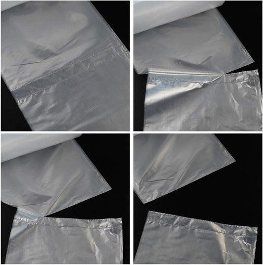 18 Gallon Clear Large Trash Bag, 95 Counts