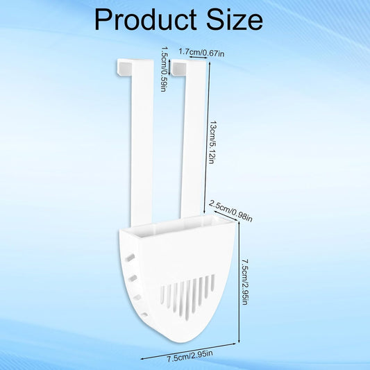 2 Sets Toilet Tank Tablet Holder, Hanging Toilet Bowl Carrier Hook Tablet Holder Hanger Bracket Caddy Avoids Dissolved from Polluting Water Tank Cleaning