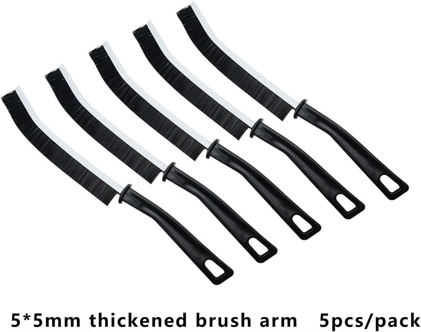 Crevice Cleaning Brush Durable Grout Gap Cleaning Brush Kitchen Toilet Tile Joints Dead Angle Hard Bristle Cleaner Brushes for Shower Floor Line