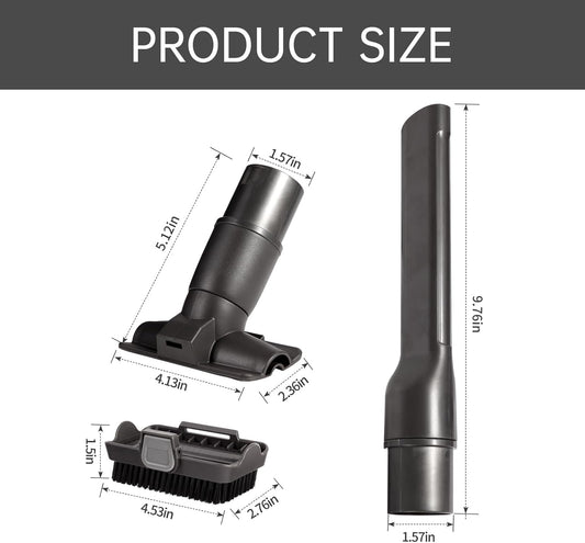 Upgraded Vacuum brush Attachment tool Compatible with Shark Navigator Lift-Away NV350 NV351 NV352 NV356E NV360 NV361 NV500 NV501 NV502 Series 2-in-1 Gap Tool Brush Removable Brush Replacement Parts