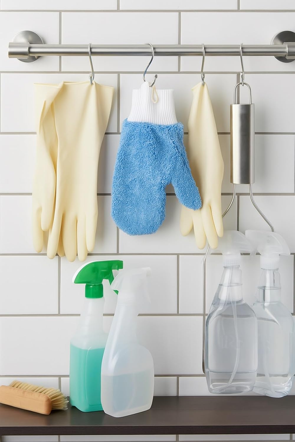 10" x 7" Microfiber Cleaning Mitt – Reusable Soft Dusting Glove for Auto, Glass & Surfaces – Non-Abrasive & Lint-Free Wash Mitt for Scratch-Free Cleaning – Ideal for Home or Commercial Use