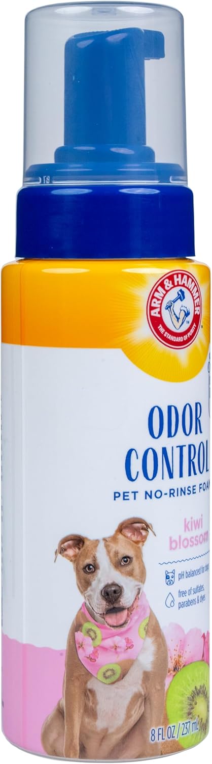 Arm & Hammer for Pets Super Deodorizing Dog Spray with Baking Soda for Odor Control, Freshens Coat Between Baths, pH Balanced Formula for Dogs, 8 Fl Oz - 2 Pack