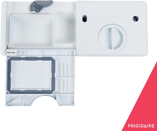 Frigidaire 154574401 Detergent and Rinse Aid Dispenser for Dishwashers, White