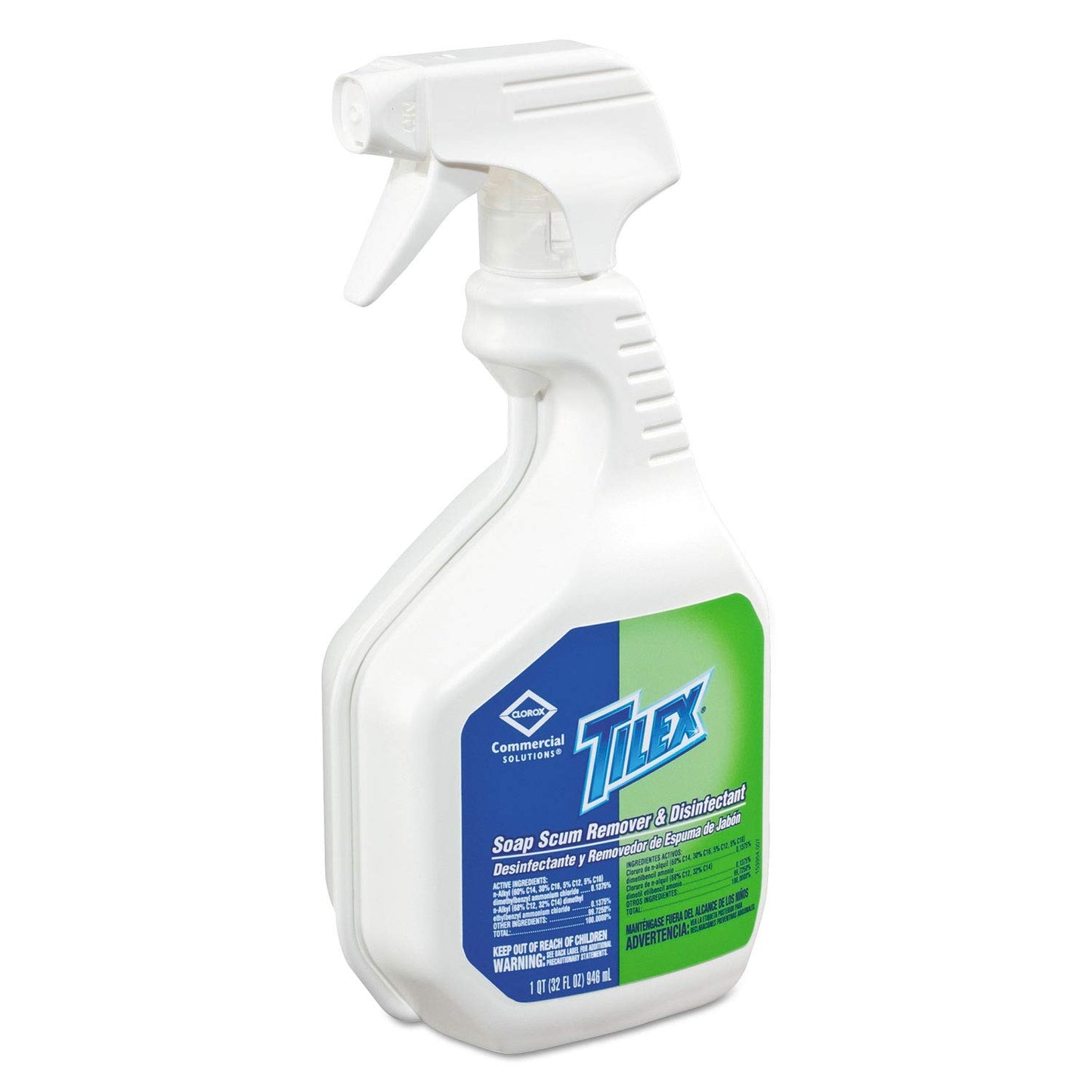 CloroxPro Tilex Disinfecting Soap Scum Remover Spray, 32 Ounces, (Package May Vary) (Pack of 9)