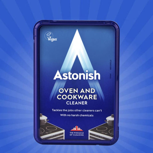 Astonish Oven & Cookware Cleaning Paste For Glass, Appliances, Ceramics, Stovetop & Pyrex - All Purpose Kitchen Cleaner - Heavy Duty Stainless Steel Degreaser Removes Baked On Grease & Grime 150g Tub