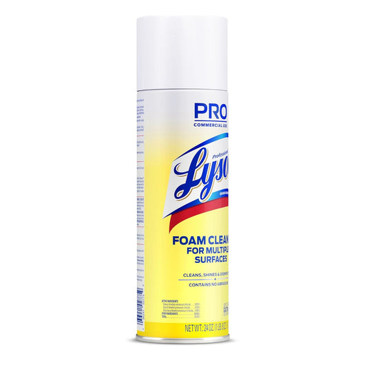 Lysol Professional Foam Cleaner for Multiple Surfaces, 24 Ounce