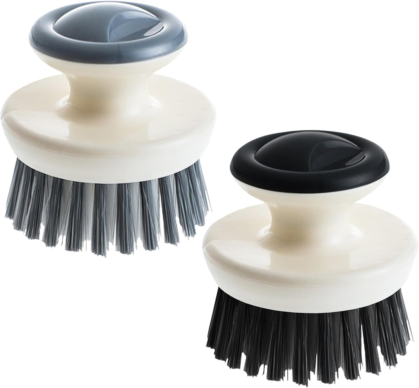 Dish Scrub Brush,Ergonomic Grip Palm Brush,Kitchen Scrub Brushes for Cleaning, Dish Scrubber with Stiff Bristles for Sink, Pots, Pans