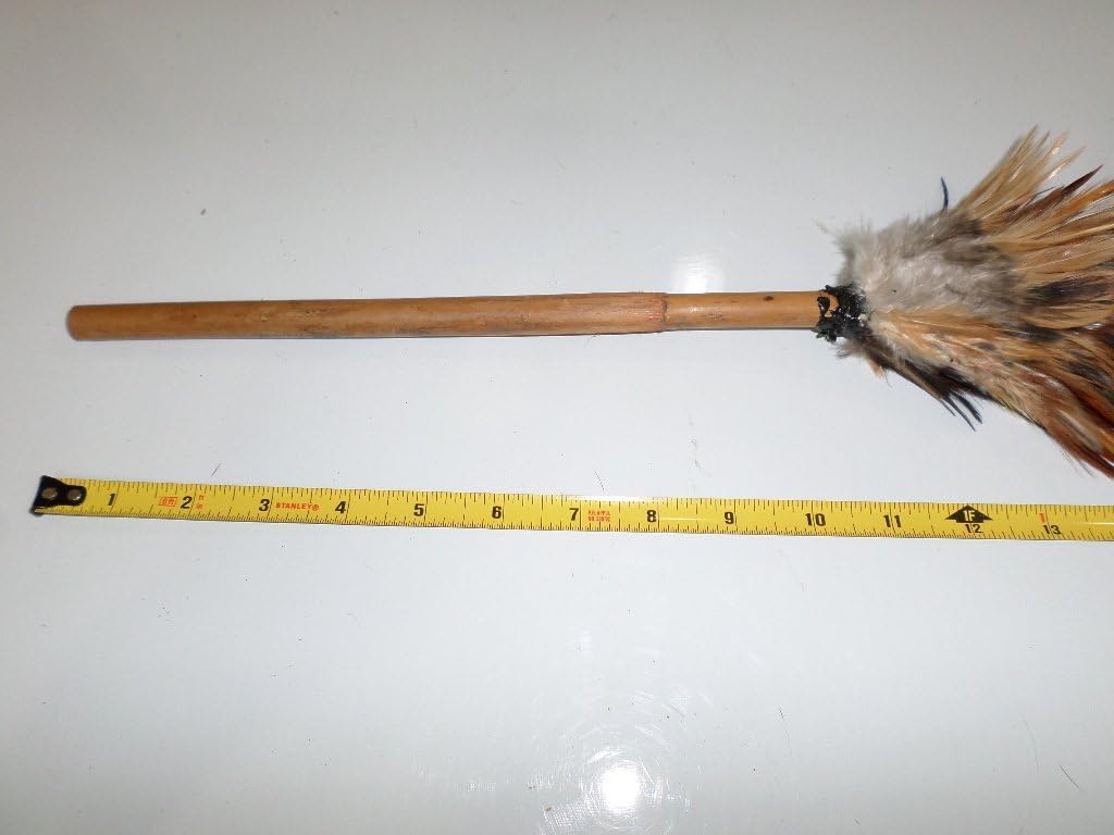 Real chicken rooster feather duster 30 inch