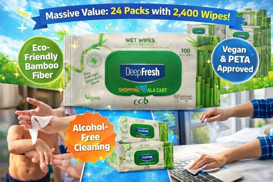 ShoppingAlaCart Multi-Purpose Cleaning Wipes for Home and Office, 100 Count Per Pack, Pop-Top, Resealable, 6-Pack (600 Total Wipes)