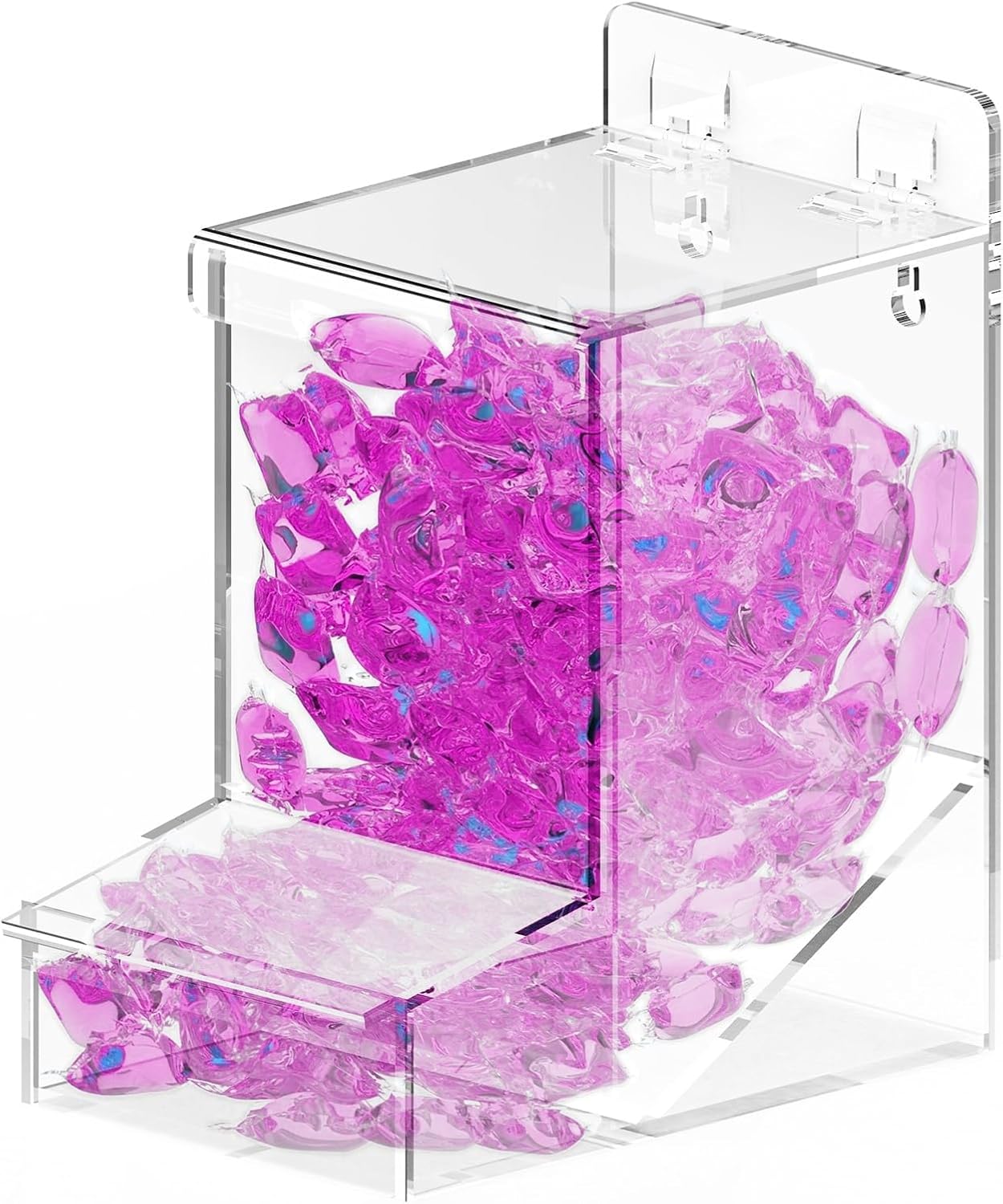 Laundry Pods Container, Acrylic Laundry Detergent with 2 Lid, Dishwasher Pods, Powder Detergent Container, Powder for Room Organization