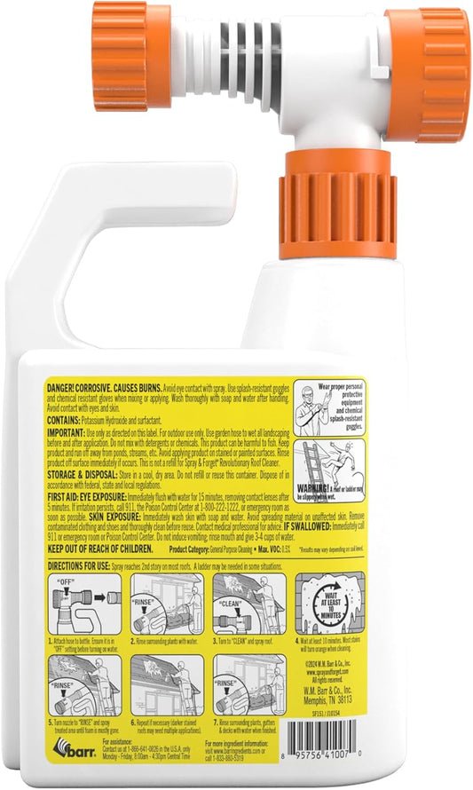 Spray & Forget 1-Gallon Concentrated Roof Cleaner