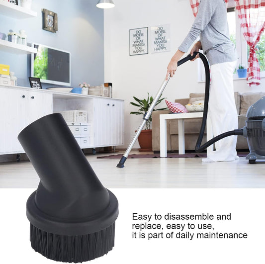 TOPINCN Vacuum Cleaner Round Brush, 3PCS 35mm / 1.38IN Inner Diameter Round Dust Brush, ABS Vacuum Cleaner Accepting Attachment
