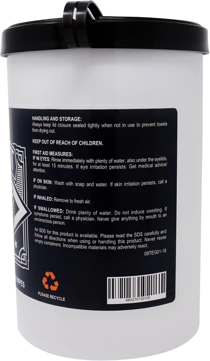 Eagle Grit Heavy Duty Cleaning Wipes – 72 XL Pre-Moistened Degreasing Hand & Tool Wipes – 10”x12” Industrial Strength Shop Towels – Removes Grease, Oil, Ink, Adhesives & Grime – USA Made